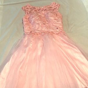 Girl’s Pink Party Prom Homecoming Dress